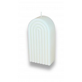Ароматична свічка ручної роботи «Веселка»