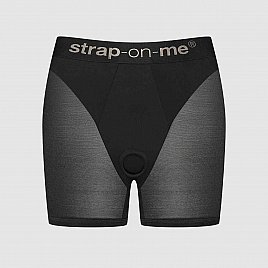Шорти з фіксацією ділдо Strap-On-Me Harness Lingerie Halo - XS - Black Шорти з фіксацією ділдо Strap-On-Me Harness Lingerie Halo - XS - Black