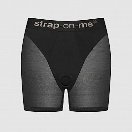 Шорти з фіксацією ділдо Strap-On-Me Harness Lingerie Halo - S - Black Шорти з фіксацією ділдо Strap-On-Me Harness Lingerie Halo - S - Black
