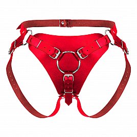 Труси для страпона Feral Feelings Strap-on Harness Red, red