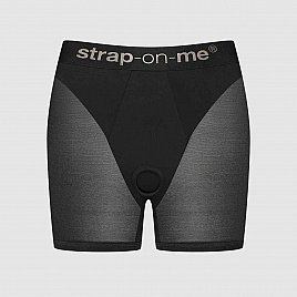 Шорти з фіксацією ділдо Strap-On-Me Harness Lingerie Halo - L - Black Шорти з фіксацією ділдо Strap-On-Me Harness Lingerie Halo - L - Black