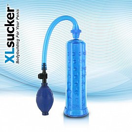 Вакуумна помпа XLsucker Penis Pump Blue для члена довжиною до 18см, діаметр до 4см