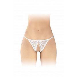 Мереживні трусики з доступом Fashion Secret Zoe White, з бантиком