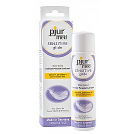 Лубрикант на водній основі Pjur MED Sensitive glide 100 мл для надчутливої ​​шкіри