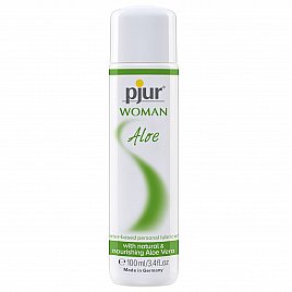 Лубрикант на водній основі Pjur Woman Aloe 100 мл з екстрактом алое, зволожуючий, без парабенів