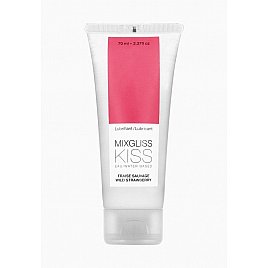 Лубрикант на водній основі MixGliss KISS Wild Strawberry (70 мл) Дика Полуничка