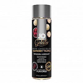 Змазка на водній основі System JO GELATO White Chocolate Raspberry (120 мл) без цукру та парабенів