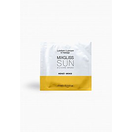 Пробник лубриканта на силіконовій основі MixGliss SUN MONOI (4 мл)