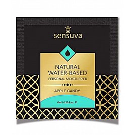 Пробник лубриканта на водній основі Sensuva - Natural Water-Based Apple Candy (6 мл)