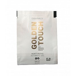 Пробник екстразволожувального гель-лубриканту Driminals Golden Touch (4 мл), водна основа