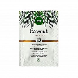 Пробник доглядального лубриканта Intt Coconut з кокосовою олією на водній основі (2 мл)