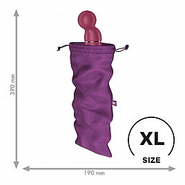 Мішечок для секс-іграшок Satisfyer Treasure Bag XL, фіолетовий, на шнурку