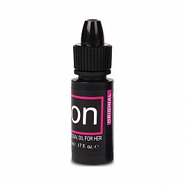Збудливі краплі для клітора Sensuva - ON Arousal Oil for Her Original (5 мл) діють до 30 хвилин