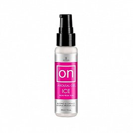 Збудливий гель для клітора Sensuva ON for Her Arousal Gel Ice (29 мл) рідкий вібратор, що охолоджує