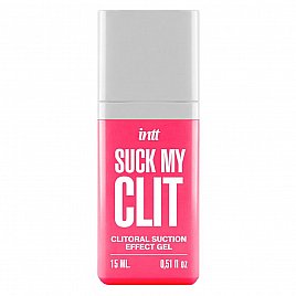 Смоктайзер для клітора Intt Suck My Clit Wild Strawberry (15 мл), полуниця, гель з ефектом посмоктування