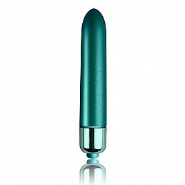 Вібропуля Rocks Off RO-90mm Touch of Velvet Peacock Petals матова, 10 режимів роботи, на батарейці