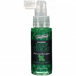Спрей для мінету Doc Johnson GoodHead DeepThroat Spray – Mystical Mint 59 мл для глибокого мінету