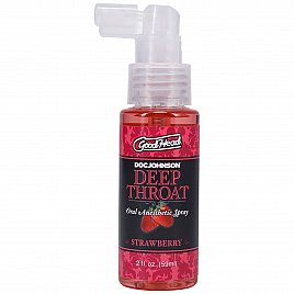 Спрей для мінету Doc Johnson GoodHead DeepThroat Spray – Sweet Strawberry 59 мл для глибокого мінету