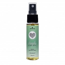 Спрей для мінету Sensuva Deeply Love You Spearmint (29 мл), для глибокого мінету