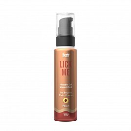 Гель для оральних пестощів з зігрівальним ефектом INTT Lick Me Kissable Gel Peach 50 мл Гель для оральних пестощів з зігрівальним ефектом INTT Lick Me Kissable Gel Peach 50 мл