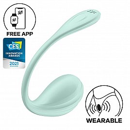 Смарт-віброяйце Satisfyer Smooth Petal Connect App Mint