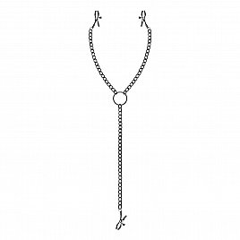 Затискачі для сосків та клітору Bedroom Fantasies Nipple & Clit l Clamps - Black