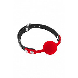 Класичний кляп із силіконовою кулькою Fetish Tentation Silicone Gag Ball Red