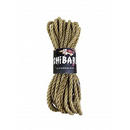 Джутова мотузка для Шибарі Feral Feelings Shibari Rope, 8 м сіра