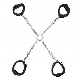 Хрестовина Punishment - Hog-Tie - Black
