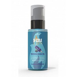 Зігрівальний масажний гель Sensuva Sizzle Lips Blueberry Ice Pop (59 мл), без цукру, їстівний Зігрівальний масажний гель Sensuva Sizzle Lips Blueberry Ice Pop (59 мл), без цукру, їстівний
