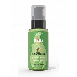 Зігрівальний масажний гель Sensuva Sizzle Lips Caramel Apple (59 мл), без цукру, їстівний Зігрівальний масажний гель Sensuva Sizzle Lips Caramel Apple (59 мл), без цукру, їстівний