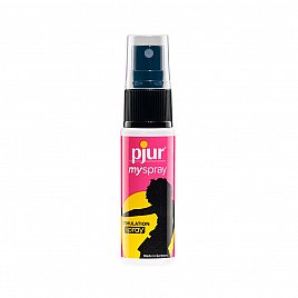Збуджуючий спрей для жінок Pjur My Spray 20 мл з екстрактом алое, ефект поколювання