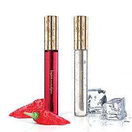 Зігріваючий та охолоджуючий блиск для сосків Bijoux Indiscrets Kissable Nip Gloss DUET (2 х13мл)