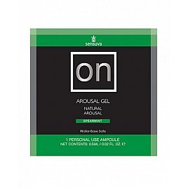Пробник збуджувального геля Sensuva - ON Arousal Gel for Her Spearmint (6 мл)