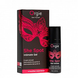 Гель для стимуляції точки G Orgie She Spot Intimate Gel, 15 мл, тепло-холод, ефект вібрації Гель для стимуляції точки G Orgie She Spot Intimate Gel, 15 мл, тепло-холод, ефект вібрації