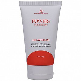 Потужний крем-пролонгатор Doc Johnson Power+with Yohimbe Delay Cream, екстракт Йохимбе, 56 г