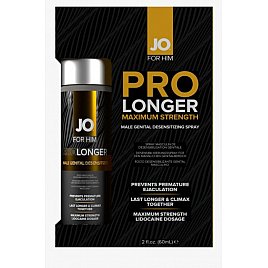 Пролонгуючий спрей System JO Prolonger Spray with Lidocaine (60 мл), не містить мінеральних масел