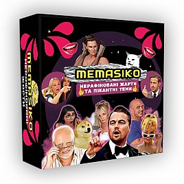 Настільна гра  «MEMASIKO - нерафіновані жарти та пікантні теми» 18+ (UA)