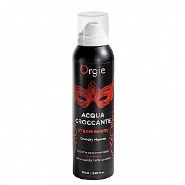 Масажна пінка Orgie – Acqua Croccante Strawberry (150 мл), ефект бульбашок, що лопаються