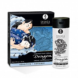 Стимулюючий крем для пар Shunga SHUNGA Dragon Cream SENSITIVE (60 мл) ніжніший ефект