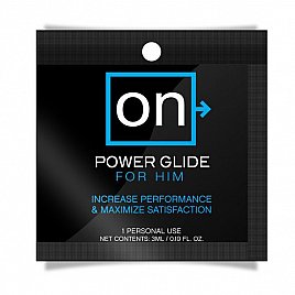 Пробник стимулюючого гелю Sensuva - ON Power Glide For Him (3 мл) для суперерекції