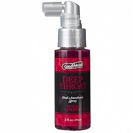 Спрей для мінету Doc Johnson GoodHead DeepThroat Spray – Wild Cherry 59 мл для глибокого мінету