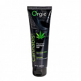 Лубрикант на водній основі Orgie Lube Tube Cannabis, 100 мл, їстівний, з олією насіння конопель