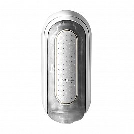 Мастурбатор Tenga Flip Zero Electronic Vibration White, змінна інтенсивність, розкладний