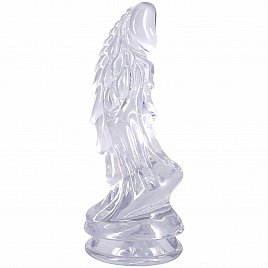 Фентезійний фалоімітатор Doc Johnson Crystal Jellies - Invader Dong 8.5 Inch - Clear