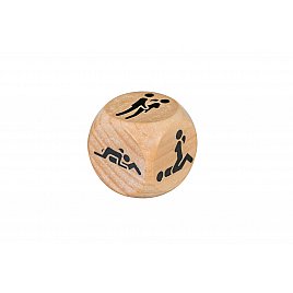 Дерев'яний кубик з позами для сексу Adrien Lastic Dice Sexy (1 шт)