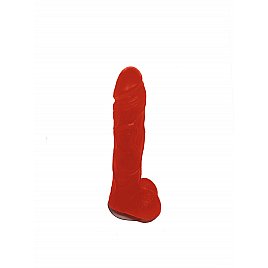 Крафтове мило-член із присоскою Чистий Кайф Red size L натуральне