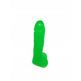 Крафтове мило-член із присоскою Чистий Кайф Green size L натуральне