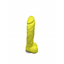 Крафтове мило-член із присоском Чистий Кайф Yellow size L натуральне