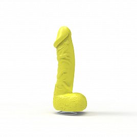 Крафтове мило-член з присоскою Pure Bliss MINI Yellow, натуральне
